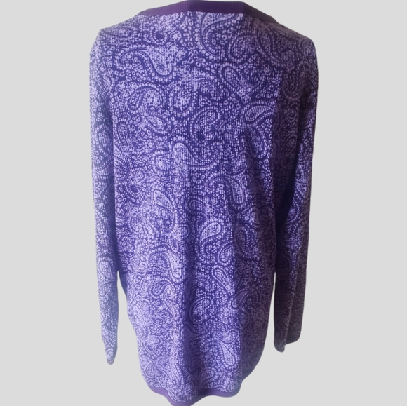 Woman Within long-sleeve tunic, size M (14/16) - Picture 2 of 2